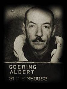 Albert's photo taken for the Nuremberg Trials.